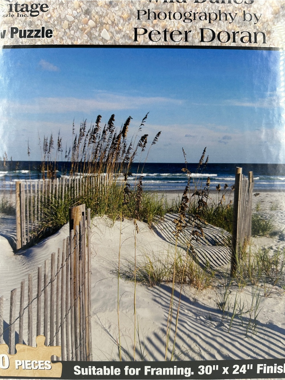 “Wild Dunes” by Peter Doran 1000 pc puzzle heritage SEALED NEW 30x24” Beach